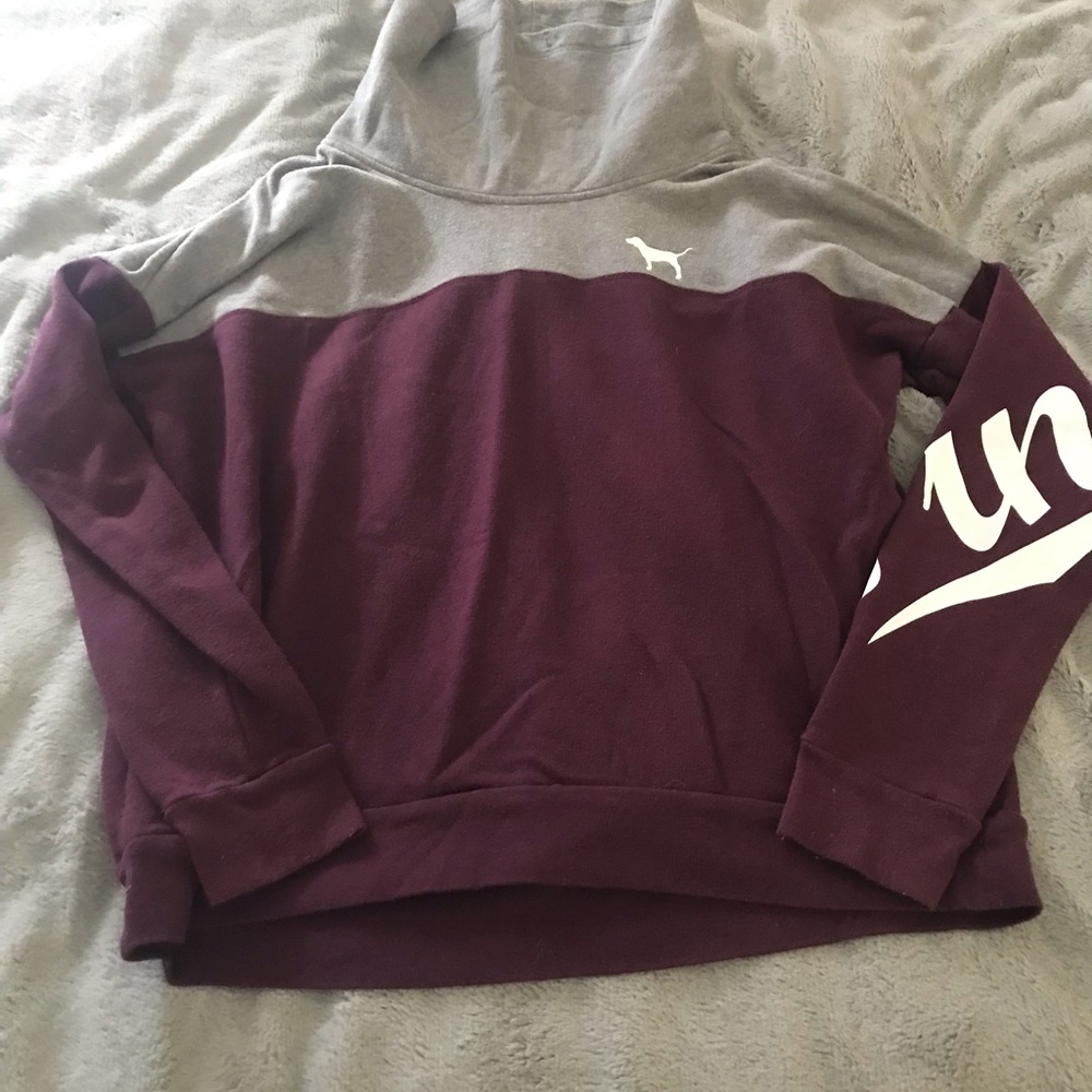 2 vs pink cowl neck